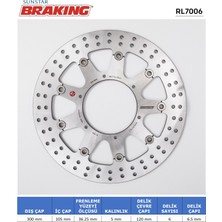 Ebc Bmw F 650-700-750-800-850 Yuvarlak Ön Fren Diski / Bmw / G 650 x Challenge / 650CC / Ön  / 2007-2008-2009