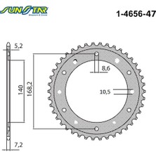 Honda Arka Dişli / Bmw / F 800 R / 800CC / (Orijinal Dişli Sayısı) / 2009-2010-2011-2012-2013-2014-2015-2016-2017-2018