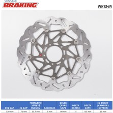 Ebc Ducatı Moster 1200 / Multıstrada 1200-1260 S / Pıkespeak Dalgalı Ön Performans Fren Diski (Sağ) / Ducatı / Multıstrada V4 S / 1160CC / Ön Sağ  / 2021-2022