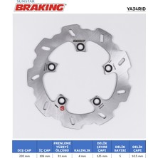 Ebc Yamaha R6 / R1 / Mt-10 Dalgalı Arka Fren Diski / Yamaha / Yzf R6 S / 600CC / Arka  / 2006-2007-2008-2009-2010