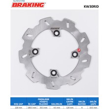 Ebc Dalgalı Arka Fren Diski / Kawasakı / Zx-6r Nınja / 636CC / Arka  / 2013-2014-2015-2016-2017-2018-2019-2020-2021-2022