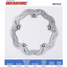 Ebc Dalgalı Arka Fren Diski / Honda / Vfr 1200 F Dct / 1200CC / Arka  / 2010-2011-2012-2013-2014-2015-2016