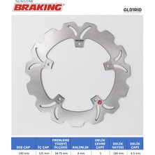 Ebc Dalgalı Arka Fren Diski / Pıaggıo / X9 Evolutıon / 250CC / Ön & Arka  / 2005-2006