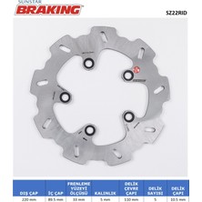 Ebc Dalgalı Arka Fren Diski / Suzukı / Tl S / 1000CC / Arka  / 1997-1998-1999-2000-2001