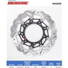 Ebc Suzukı Dalgalı Ön Performans Fren Diski (Sağ) / Suzukı / Hayabusa Gsx-R 1300 / 1300CC / Ön Sağ  / 2008-2009-2010-2011-2012-2013-2014-2015-2016-2017