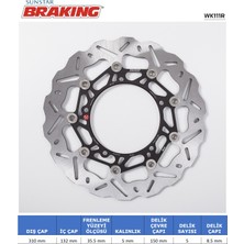 Ebc Yamaha R6 / Fz8 / Xtz 1200 Dalgalı Ön Performans Fren Diski (Sağ) / Yamaha / Yzf R6 S / 600CC / Ön Sağ  / 2006-2007-2008-2009-2010