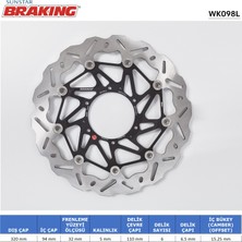 Ebc Honda Cbr 1000RR Dalgalı Ön Performans Fren Diski (Sol) / Honda / Cbr 1000RR Sp / 1000CC / Ön Sol  / 2014-2015-2016