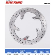 Ebc Yuvarlak Arka Fren Diski / Yamaha / Fz8 / Fazer / 800CC / Arka  / 2010-2011-2012-2013-2014-2015-2016