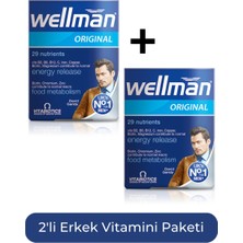 Wellman + Wellman 2'li Erkek Vitamini Paketi