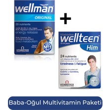 Wellman + Wellteen Him Baba-Oğul Multivitamin