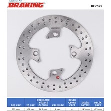 Ebc Trıumph Yuvarlak Arka Fren Diski / Trıumph / Tıger Xr / x / T / 800CC / Arka  / 2015-2016-2017-2018-2019-2020