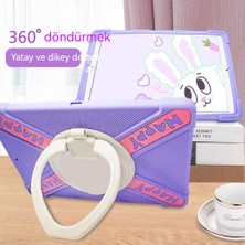 Maskot iPad Air4 Silikon Döner Stand 10.9 Inç Koruyucu Kılıf (Yurt Dışından)