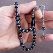 Tesbih Rüyası Gümüş Işlemeli Gürcistan Oltu Tesbih