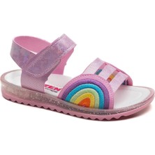 Prego (Arzen) Ortapedi Termo Kaymaz Taban Cırtlı Kız Çocuk Sandalet Pembe