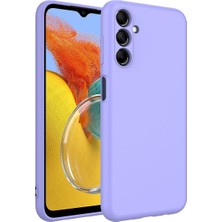 Case 4U Samsung Galaxy M14 Kılıf Kamera Korumalı Içi Kadife Logosuz Mara Lansman Silinebilir Kılıf Lila