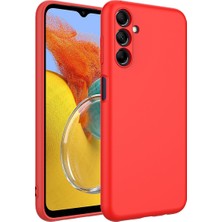 Case 4U Galaxy M14 Kılıf Kamera Korumalı Içi Kadife Logosuz Mara Lansman Silinebilir Kılıf