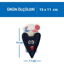 Herniks Matatabili Sesli Tüylü Kumaş Kedi Oyuncağı - Love 15CM