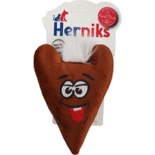 Herniks Matatabili Sesli Tüylü Kumaş Kedi Oyuncağı - Love 15CM