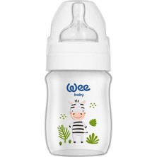 Wee Baby Safari Biberon 150 ml Gri Zebra