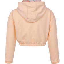 Brz Kids Kız Çocuk Crop Sweatshirt Pantolon Takım