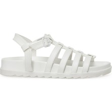 Nine West Lucla 3fx Beyaz Kadın Kalın Taban Sandalet