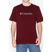 Columbia Csc Basic Logo™ Shirt Erkek Tişört Bordo