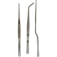 Epinox 3'Lü Cımbız Set (Dekor, Şef, Düz Dekor)