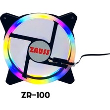 Hubstein ZR-100 1800RPM Rainbow Rgb Kasa Fanı 12CM Renkli Gökkuşağı Fanı 0.3A