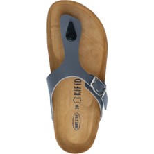 Kifidis K8871SK Kifidis Soft Step Kadın Mantar Terlik 36-41 Gri - 004 - 40