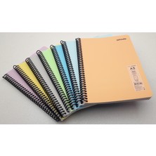 Umur My Note Flex Pastel A5 (3 Kareli + 1 Çizgili ) Spiralli 80 Yaprak  4 Lü Paket