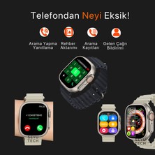 Seyutech Watch Ultra Hk8 Pro Max Gümüş Yıldızışığı Iphone ve Android Tüm Telefonlara Uyumlu Amoled Akıllı Saat