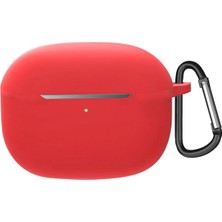 Microsonic Xiaomi Flipbuds Pro Mat Silikon Kılıf Kırmızı