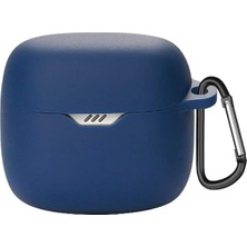 Microsonic Jbl Tune Flex Mat Silikon Kılıf Lacivert