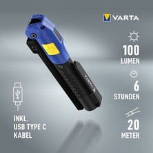 Varta Work Flex Çok Işlevli Işık F20R Fener Aydos