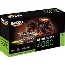 INNO3D RTX4060 Twin X2 Oc 8gb 128BIT Gddr6 (N40602-08D6X-173051N)