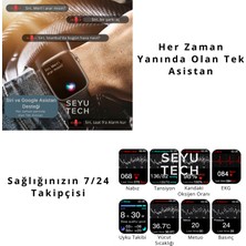 Seyutech Watch 9 Pro Gümüş Iphone ve Android Tüm Telefonlara Uyumlu Akıllı Saat