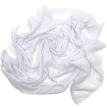 Naz İpek Flamlı Pamuklu Yazma Eşarp 100X100CM