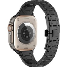 Nezih Case Apple Watch 2/3/4/5/6/7/8/se/ultra 42MM 44MM 45MM 49MM Paslanmaz Çelik Klipsli Kordon