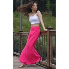 Yagmur Beren Aerobin Kumaş Geniş Paça Pantolon