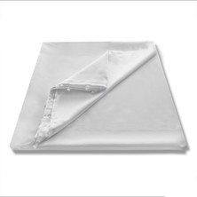 Taç Lüx Atlas Saten Beyaz Güneşlik Perde - 200 x 270 cm