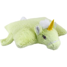 Neco Plush Unicorn Katlanır Yastık Peluş Yeşil