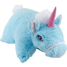 Neco Plush Unicorn Katlanır Yastık Peluş Mavi