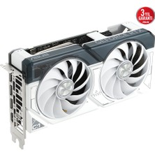 ASUS GEFORCE DUAL RTX 4060 TI 8GB 128bit GDDR6 2595MHz OC HDMI 3xDP (DUAL-RTX4060TI-O8G-WHITE) DLSS3 EKRAN KARTI