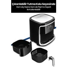 Goldmaster Presta 7 Litre Geniş Hazneli Xxl Dokunmatik Dinamik Airfryer Sıcak Hava Fritözü