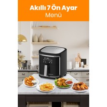 Goldmaster Presta 7 Litre Geniş Hazneli Xxl Dokunmatik Dinamik Airfryer Sıcak Hava Fritözü