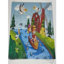 Konttes 24 Parça Çocuk Puzzle 4'lü Set