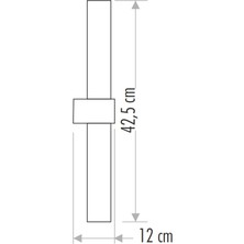 Cata CT-5248 6W 3200K Günışığı Saka LED Aplik