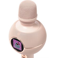 Divoom StarSpark Bluetooth Hoparlörlü Uygulama Kontrollü Piksel LED Ekranlı Karaoke Mikrofon