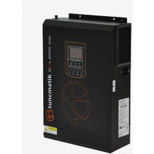 Tunçmatik Solarix 5 Kw 50 A Amper Pwm 5000 W Watt Akıllı Inverter 220 V Çevirici Invertör