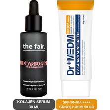 the fair. Yaşlanma Karşıtı Kolajen Serum Ve Güneş Kremi Set